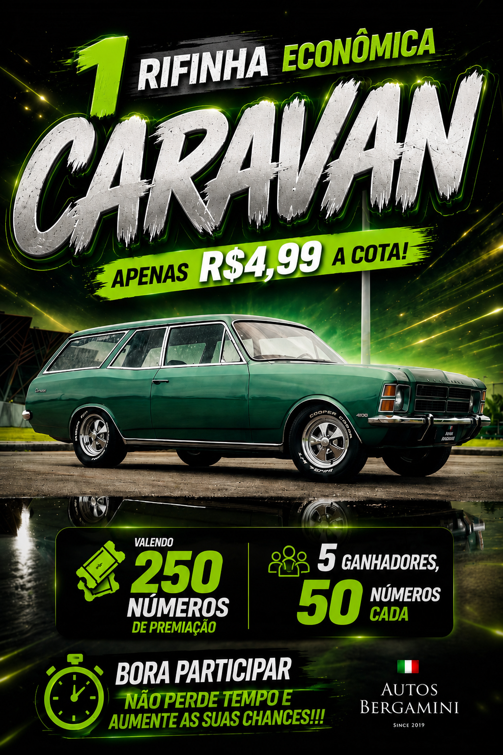 1ª RIFINHA ECONÔMICA CARAVAN 