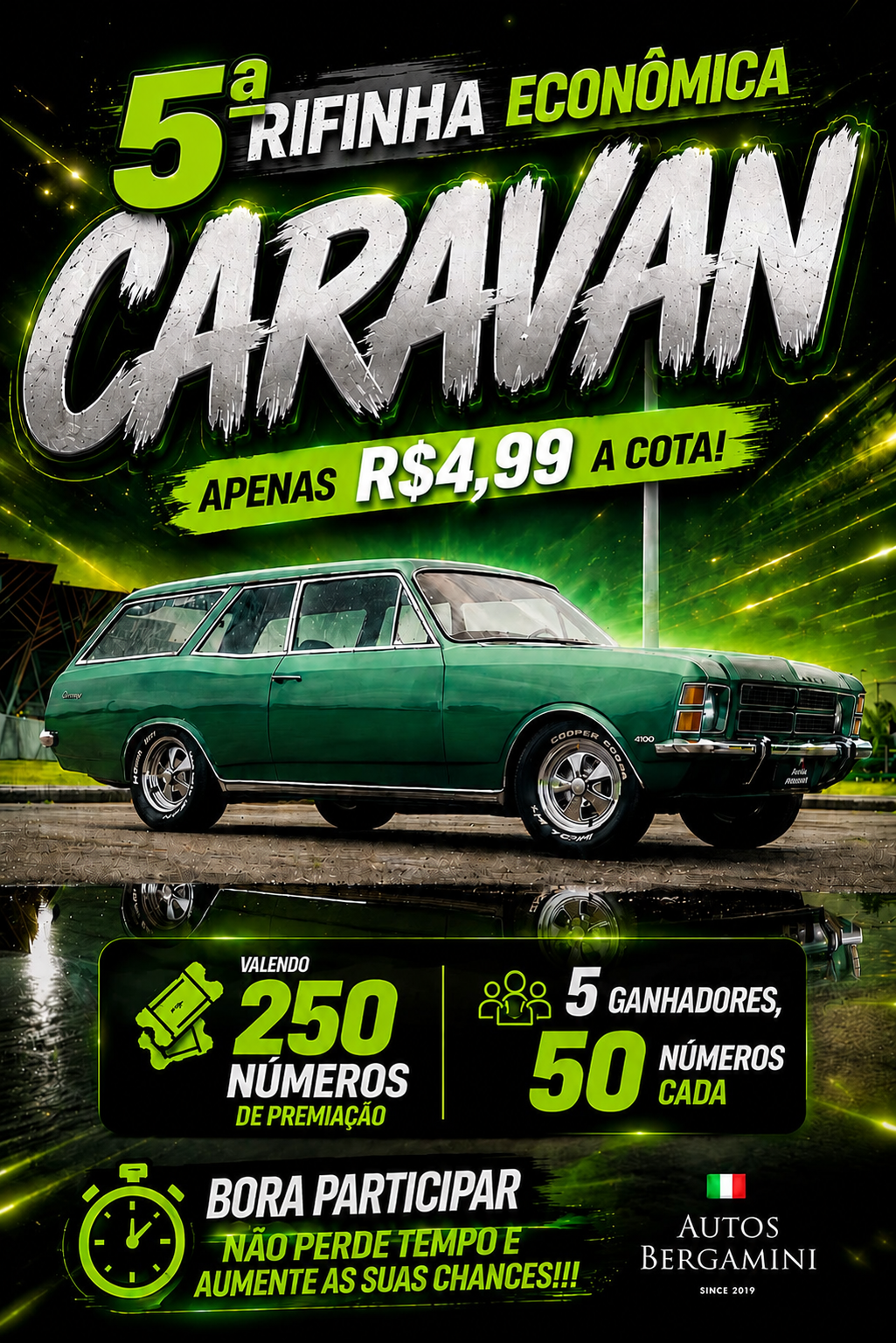 5ª RIFINHA ECONÔMICA CARAVAN 